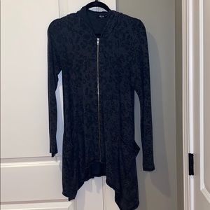 Michael Lauren Leopard Print Hoodie